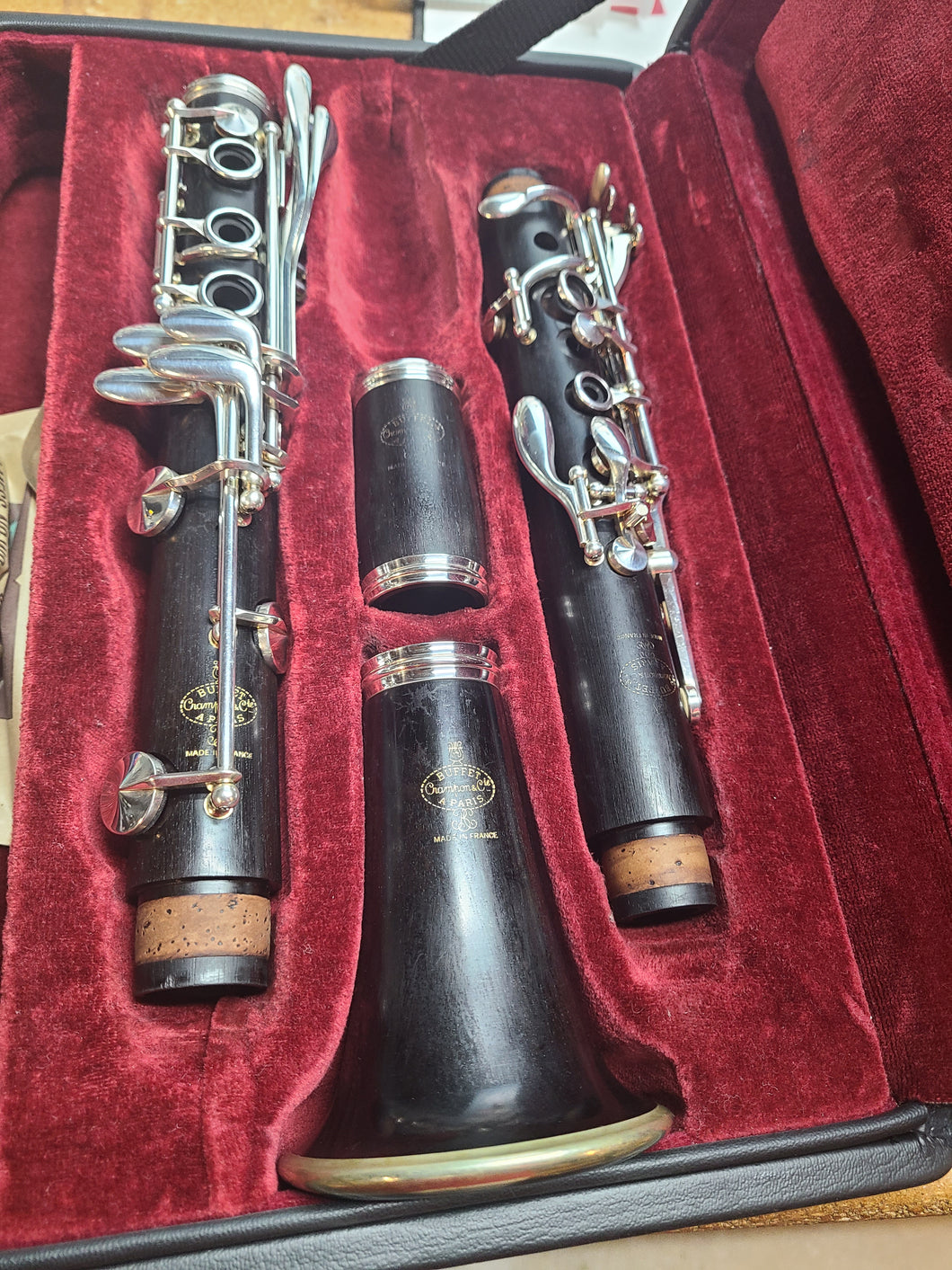 USED Buffet R-13 Bb Clarinet, silver