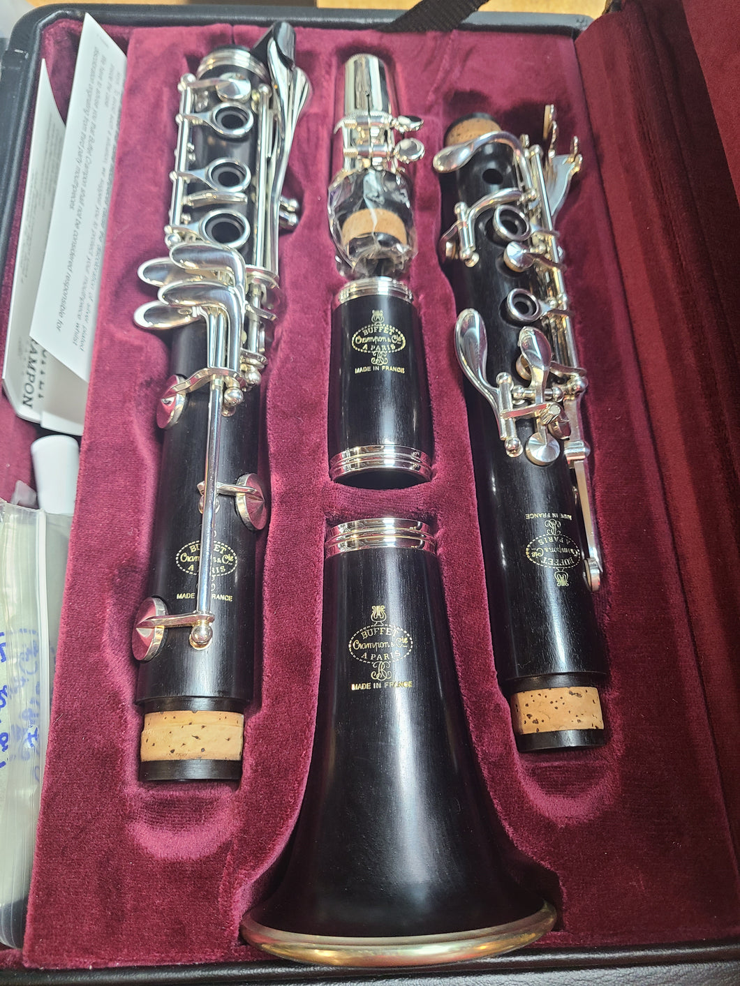 B-STOCK Buffet R-13 Bb Clarinet, Silver, Old Logo